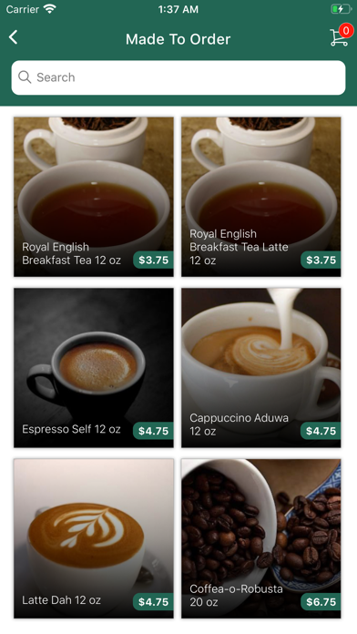 Carrington Oaks Coffeehouse Screenshot