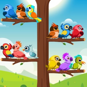 Bird Sort Game: Color Puzzle