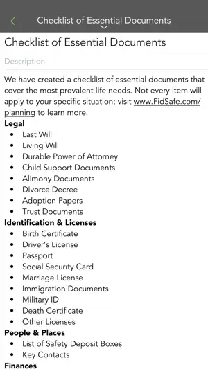 FidSafe screenshot 2