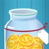 Simple piggy bank icon