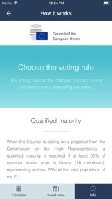 Council Voting Calculator screenshot