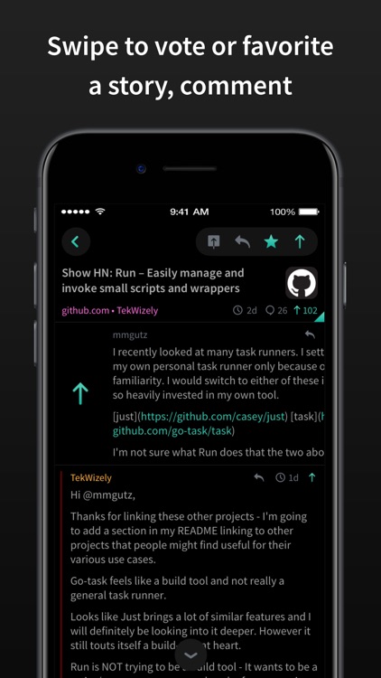 HACK for Hacker News YC Reader screenshot-3