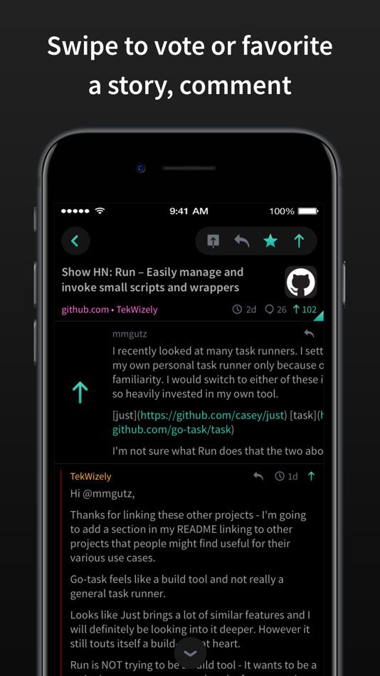 #4. HACK for Hacker News YC Reader (macOS) 由: Pranoy Chowdhury