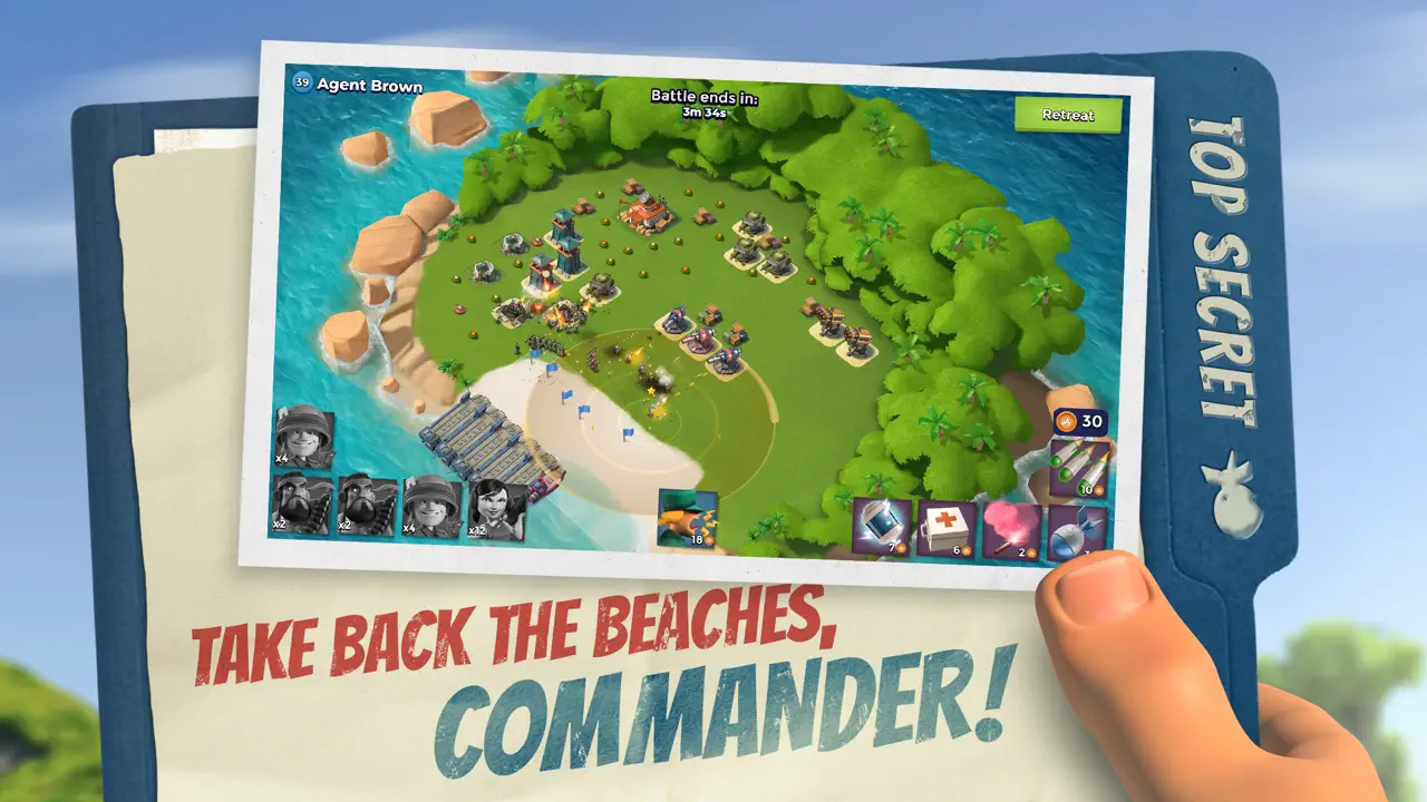 Boom Beach iPhone-skjermbilde 1