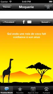 proverbes africains iPhone Captures Décran 3