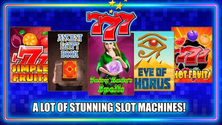 Multislot 777 slot machines