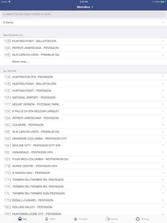 Screenshot #4 pour DC Metro and Bus