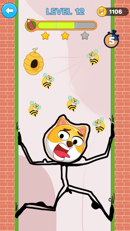 Save The Dogi - Dog Bee Draw