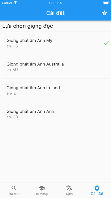 Từ điển Anh Việt: MunDict+ Screenshot