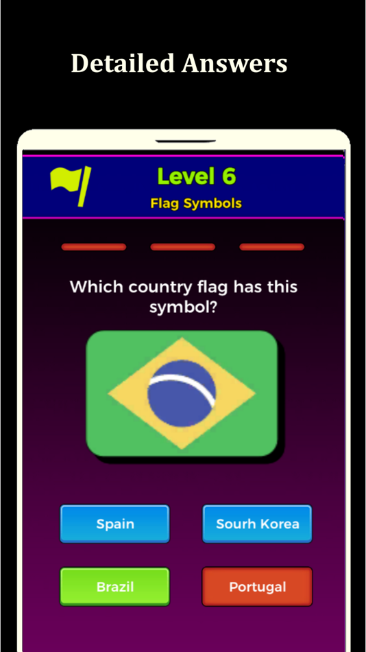 #4. Flag Quiz - Trivia Game (iOS) Podle: Sumeyye Gumus Uzun