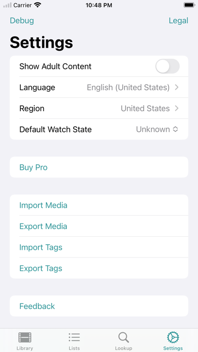 Movie Organizer Screenshot