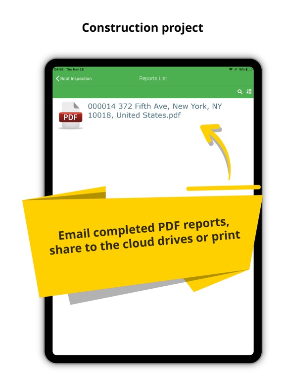 Roof Inspection iPad screenshot 5 - Business app