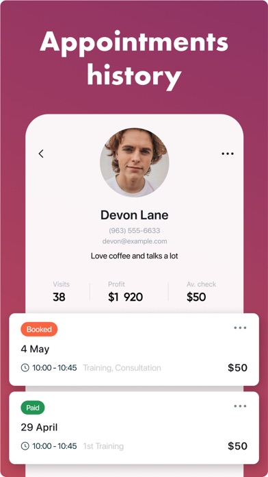 Tiny Schedule: Scheduling App Screenshot