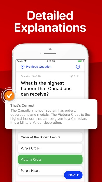 Canadian Citizenship Exam 2025 Screenshot
