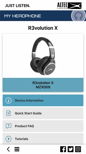 Altec Lansing Just Listen screenshot 2