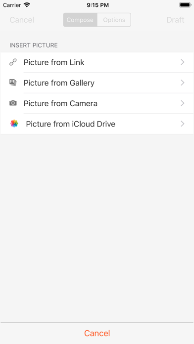 BlogTouch for Blogger iPhone screenshot 5 - Social Networking app