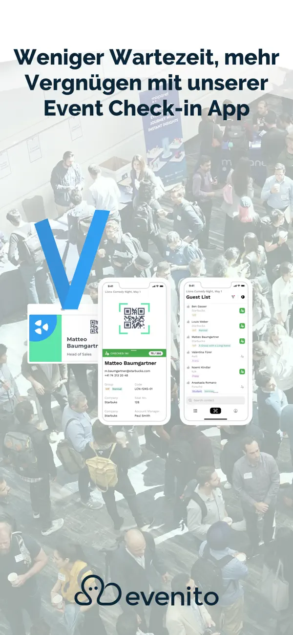 Screenshot #1 pour Check-in & Guestlist | evenito