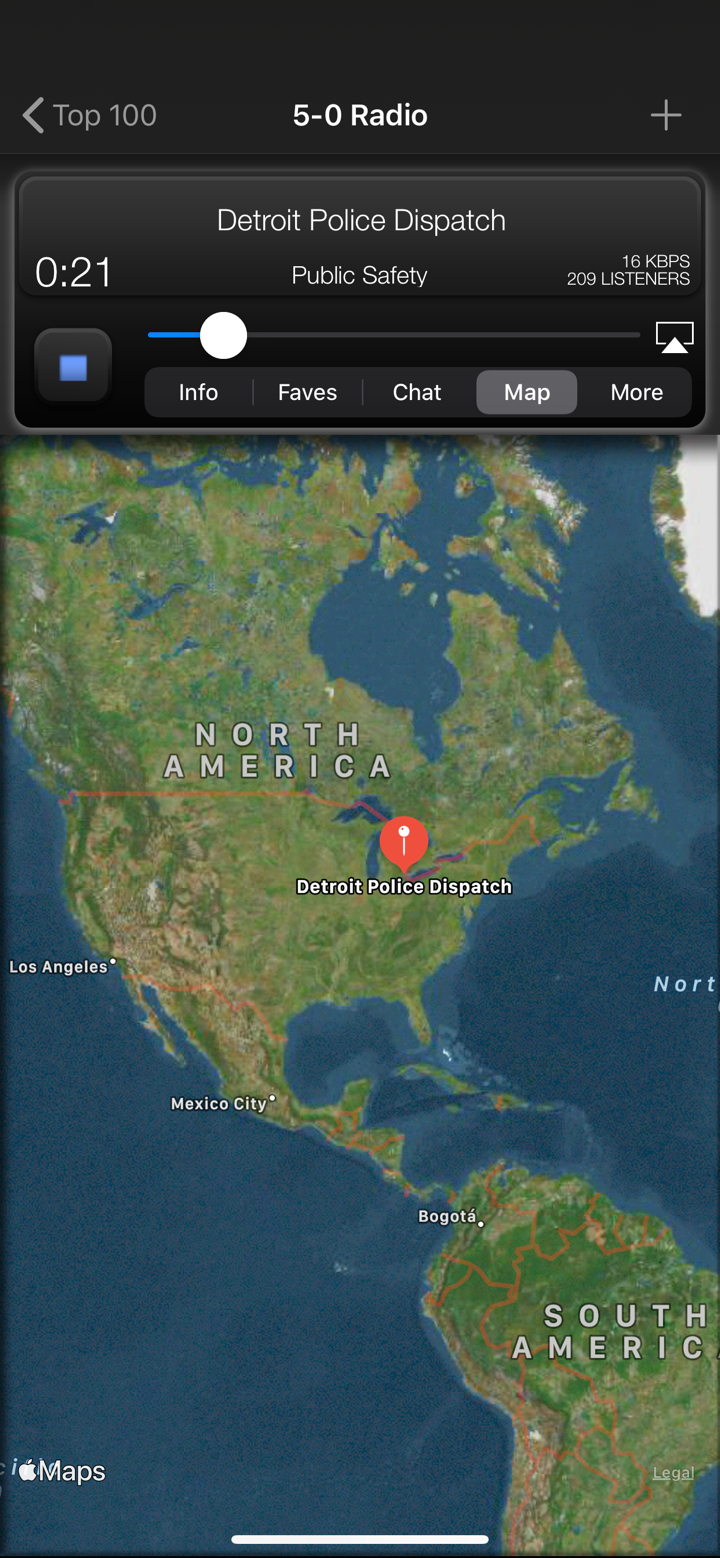 5-0 Radio Pro Police Scanner screenshot 2