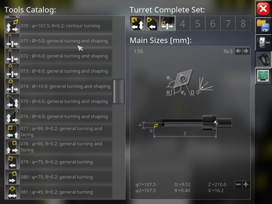 CNC Lathe Simulator Lite iPad screenshot