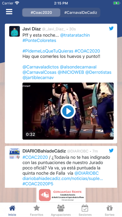Coac 2027 Comando Carnaval app screenshot