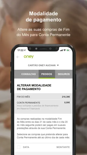 Capture d'écran de Oney Portugal sur iPhone 5