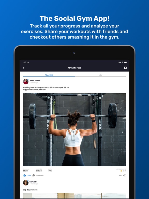 Screenshot #4 pour Wotive: Gym & Workout Tracker