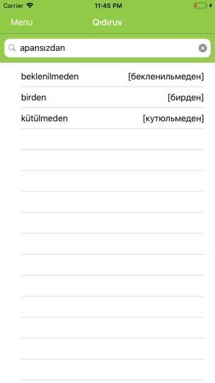 Sinonimler Luğatı iPhone Ekran Görüntüsü 1