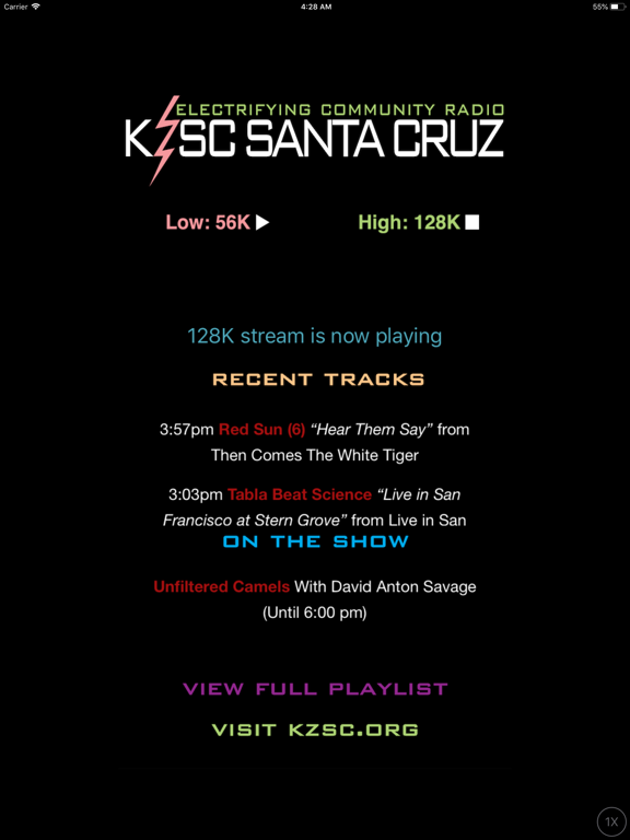 Screenshot #4 pour KZSC Radio