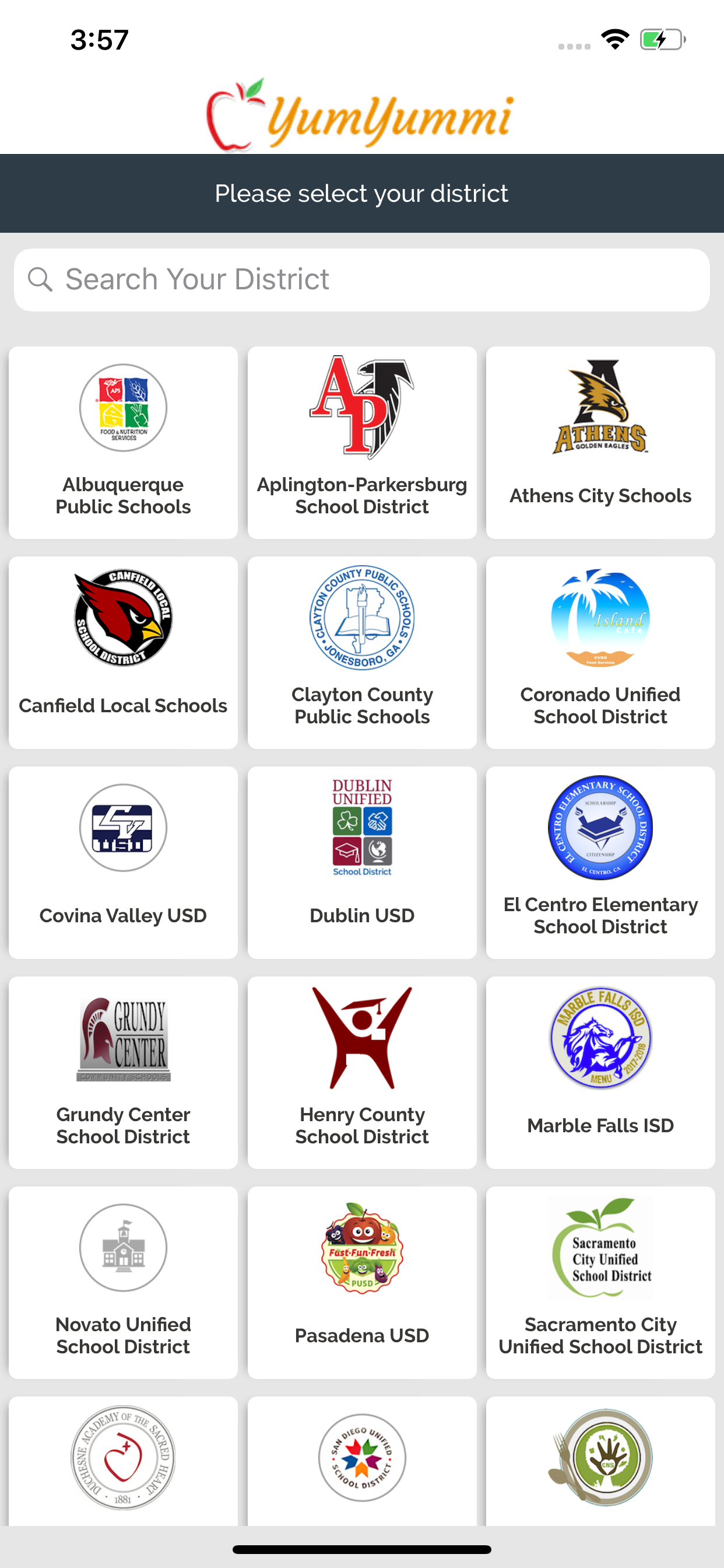 YumYummi Digital School Menus screenshot 3
