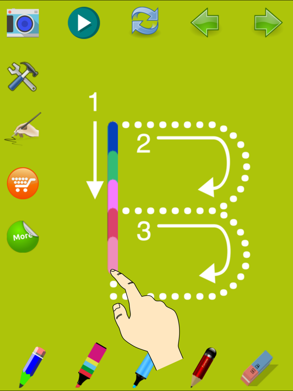 Screenshot #6 pour Trace Letters Wizard, Capital