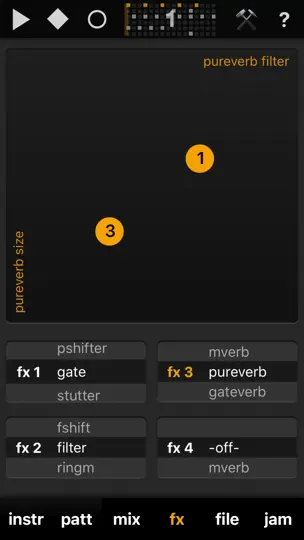Capture d'écran de Elastic Drums sur iPhone 5
