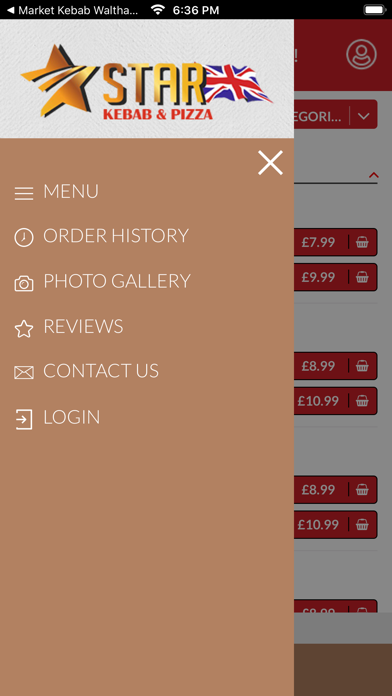 Star Kebab Tenterden iPhone screenshot