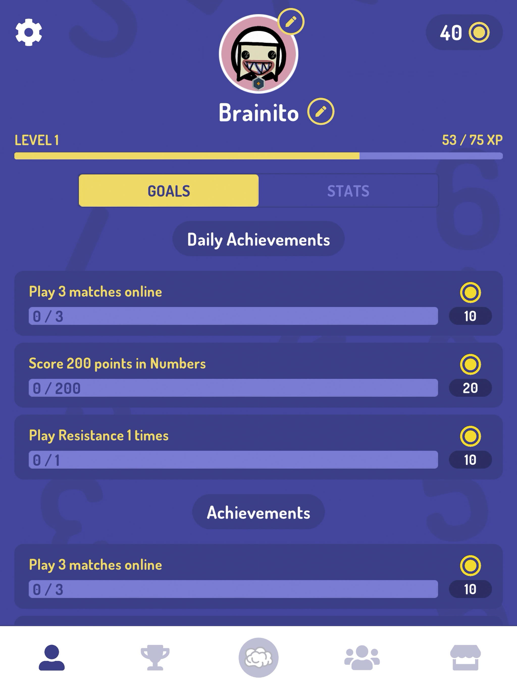 Brainito - Words vs Numbers