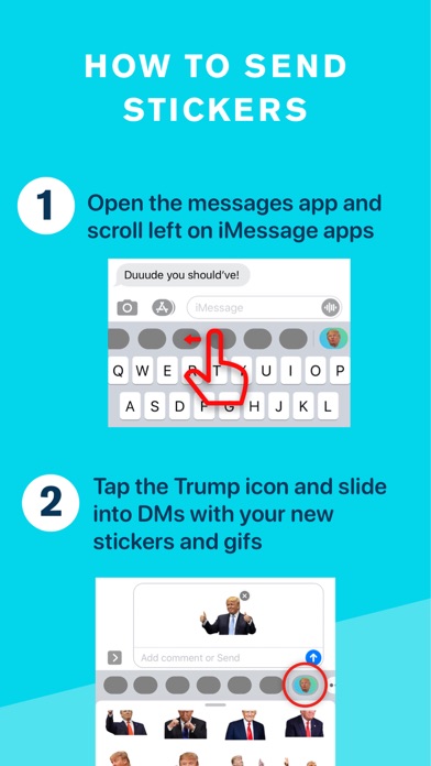 Trump Stickers and Trumpmoji Screenshot