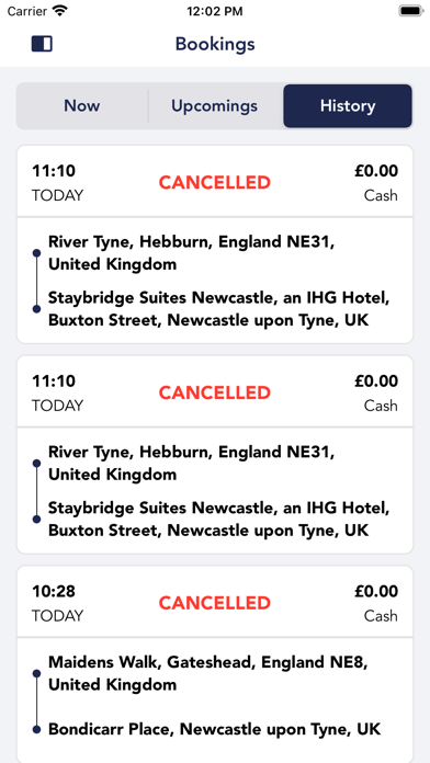 Blueline Taxis Screenshot