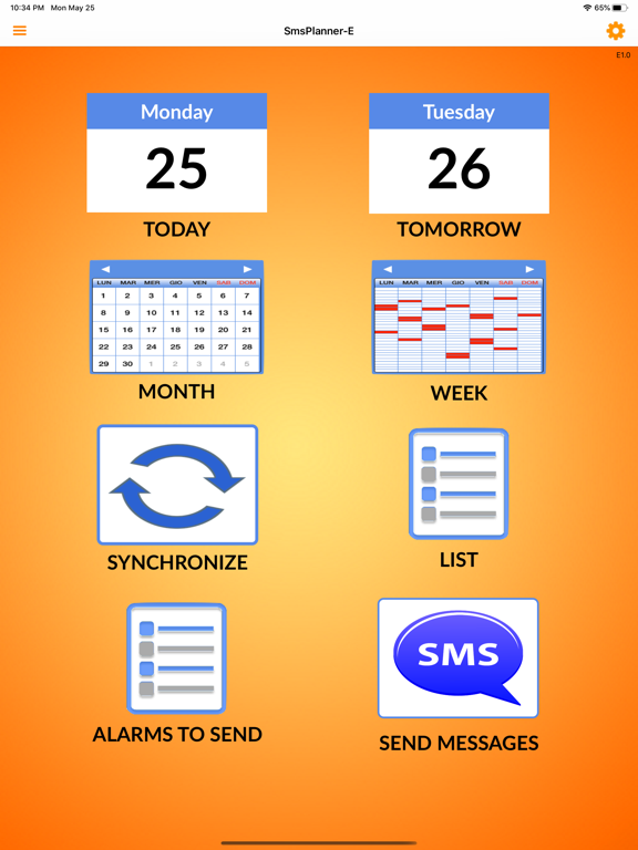Sms Planner E - Send your SMS iPad screenshot 1 - Productivity app