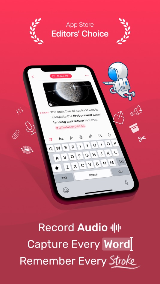 #3. Noted: Record & AI Transcribe (iOS) 由: Digital Workroom Ltd