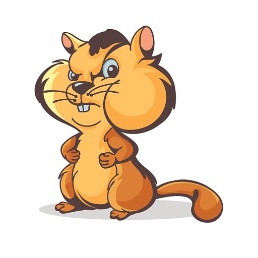 Angry Chipmunk Stickers icon