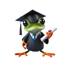 Graduate Frog Stickers