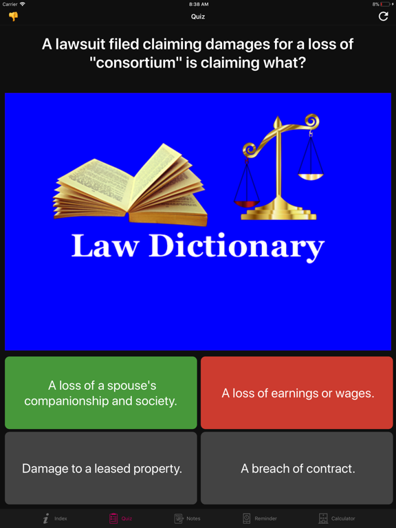 Screenshot #6 pour Legal / Law Dictionary Pro