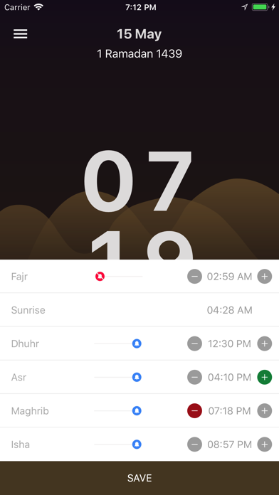 1Muslim: Prayer times, Azan Screenshot