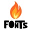 Fire Fonts is the hottest fonts keyboard app