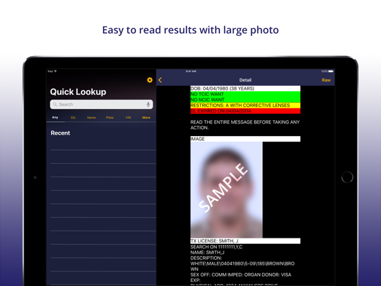 NCITE®  Mobile Detective iPad screenshot 4 - Reference app