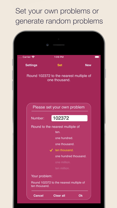 Screenshot #3 pour Whole Number Rounding