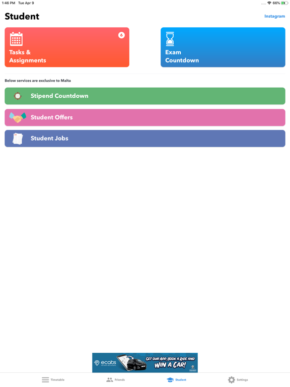 FreeHour Student App iPad screenshot 5 - Education app