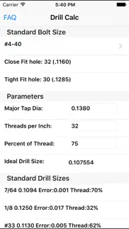 drill calc iphone capturas de pantalla 1