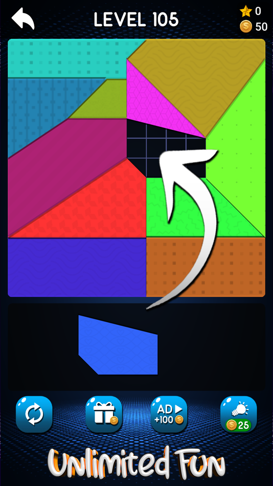 #9. Pazzel: New Tangram Puzzles (iOS) 由: Nguyen Thanh Nam