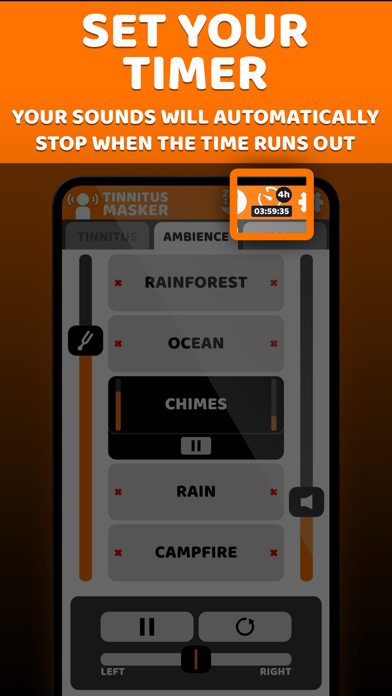 Tinnitus Masker Relief Sounds Screenshot