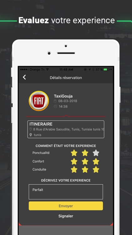 Taxi Proxi : Commander course