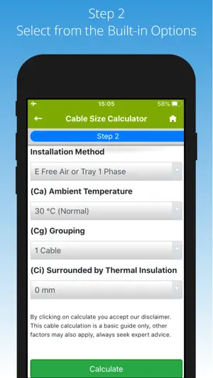 Cable Calc screenshot 2